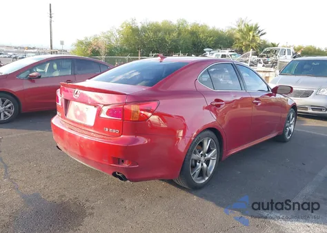 2009 Lexus Is 250 from USA, damaged, VIN JTHBK262995105321